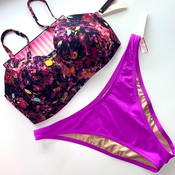 36DD/XLarge ViCTORIA SECRET SWIMSUIT 2 PC bikini New - Picture 1 of 7